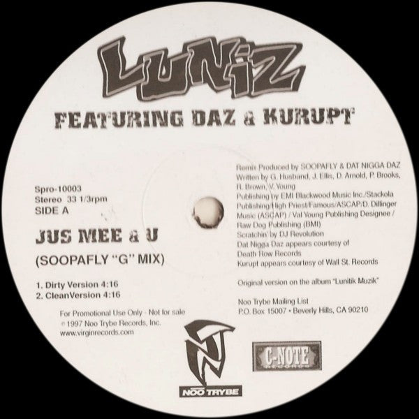 Jus Mee & U (Soopafly "G" Mix)